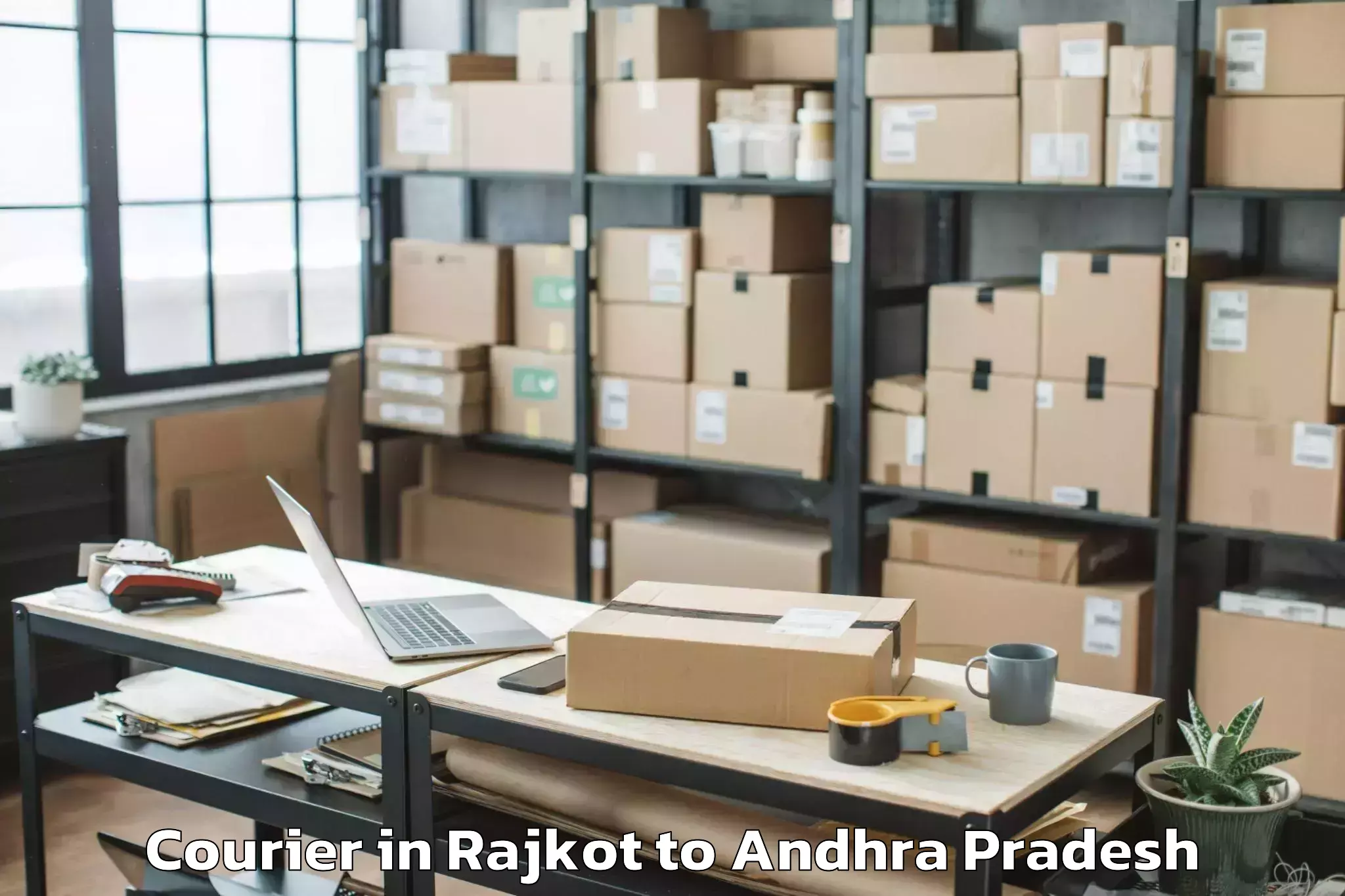 Leading Rajkot to Yerragondapalem Courier Provider